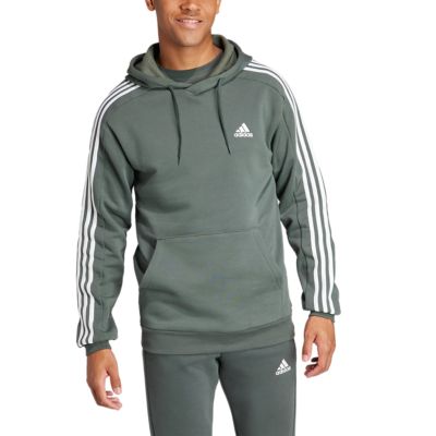 Adidas SportswearEssentials 3-Stripes Hoodie - oliv