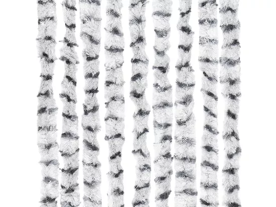 Moustiquaire Gris clair et gris foncé 90x220 cm Chenille