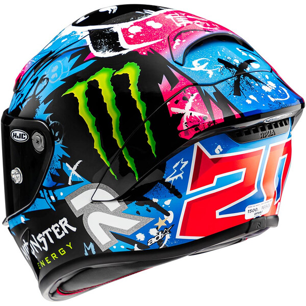 HJC - Casque RPHA 1 Quartararo Le Mans SP MC28 / Turquoise / Noir / Rose