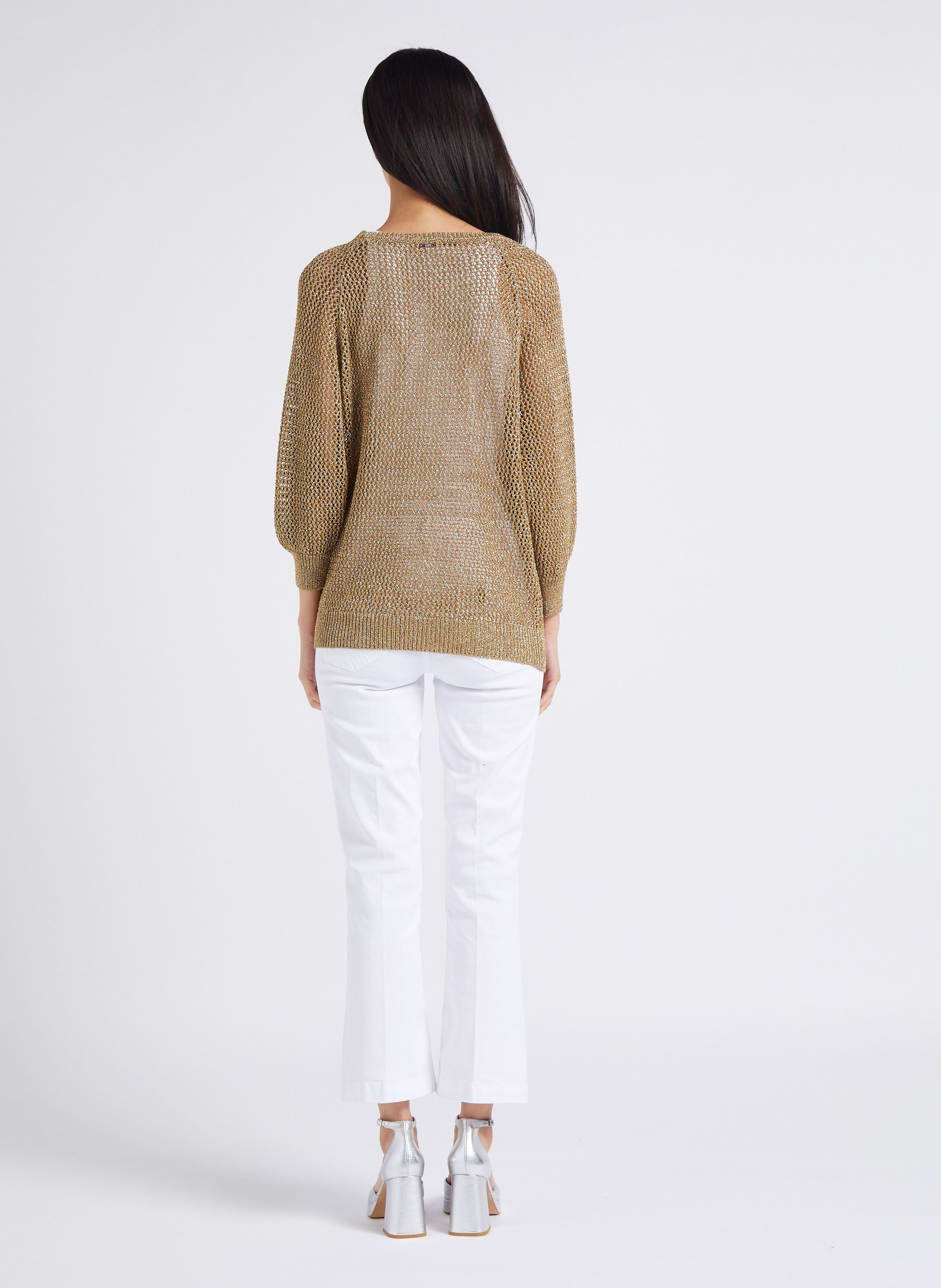NELLA - Sandales hautes en cuir | Argent