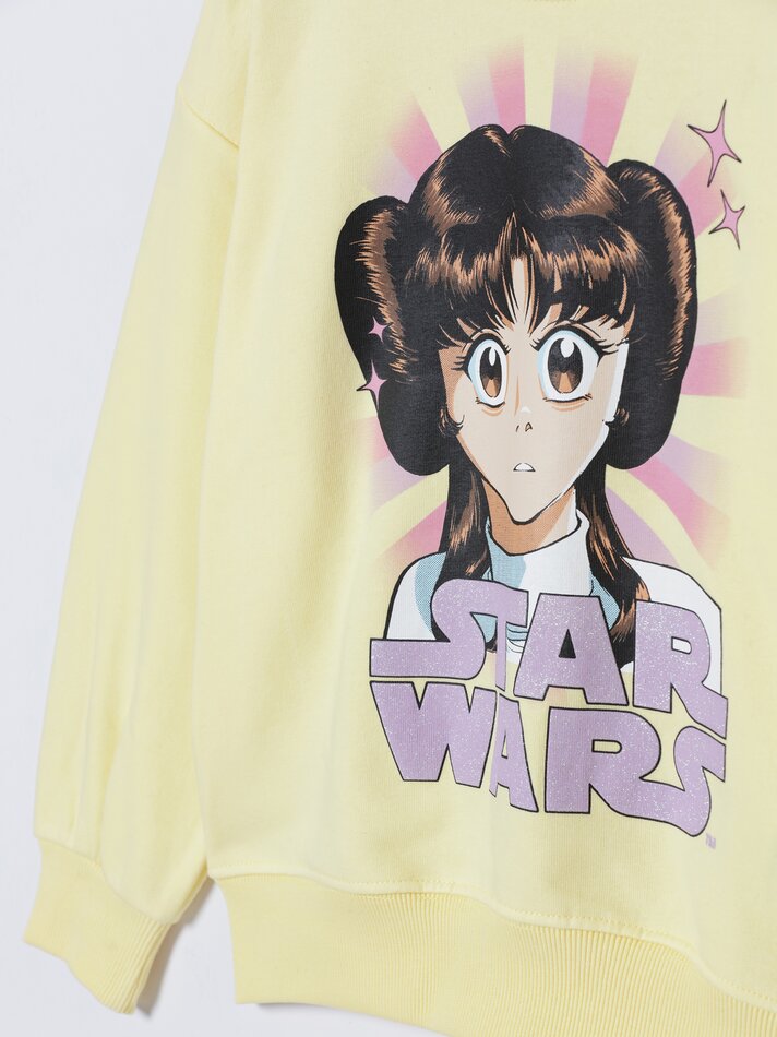 Moletom Star Wars ©DS Estampado - Amarelo Fluorescente