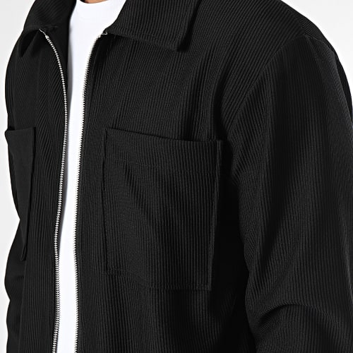 Ensemble Veste Zippée Et Pantalon Noir