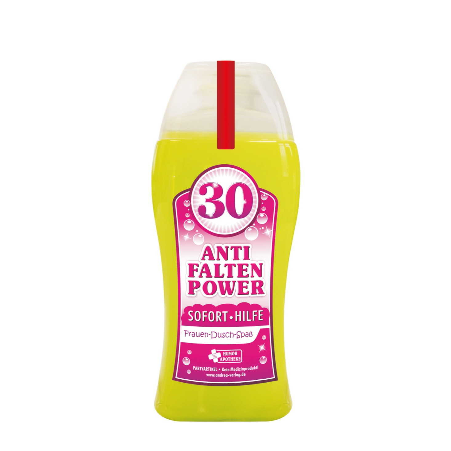 (250ml) Damen Duschgel Anti Falten Power 30. Geburtstag Frauen Dusch Spass