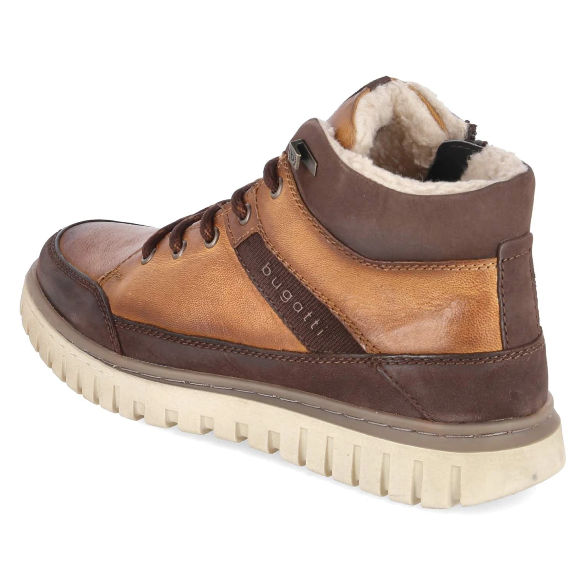 BugattiWinterboots - cognac / dark brown