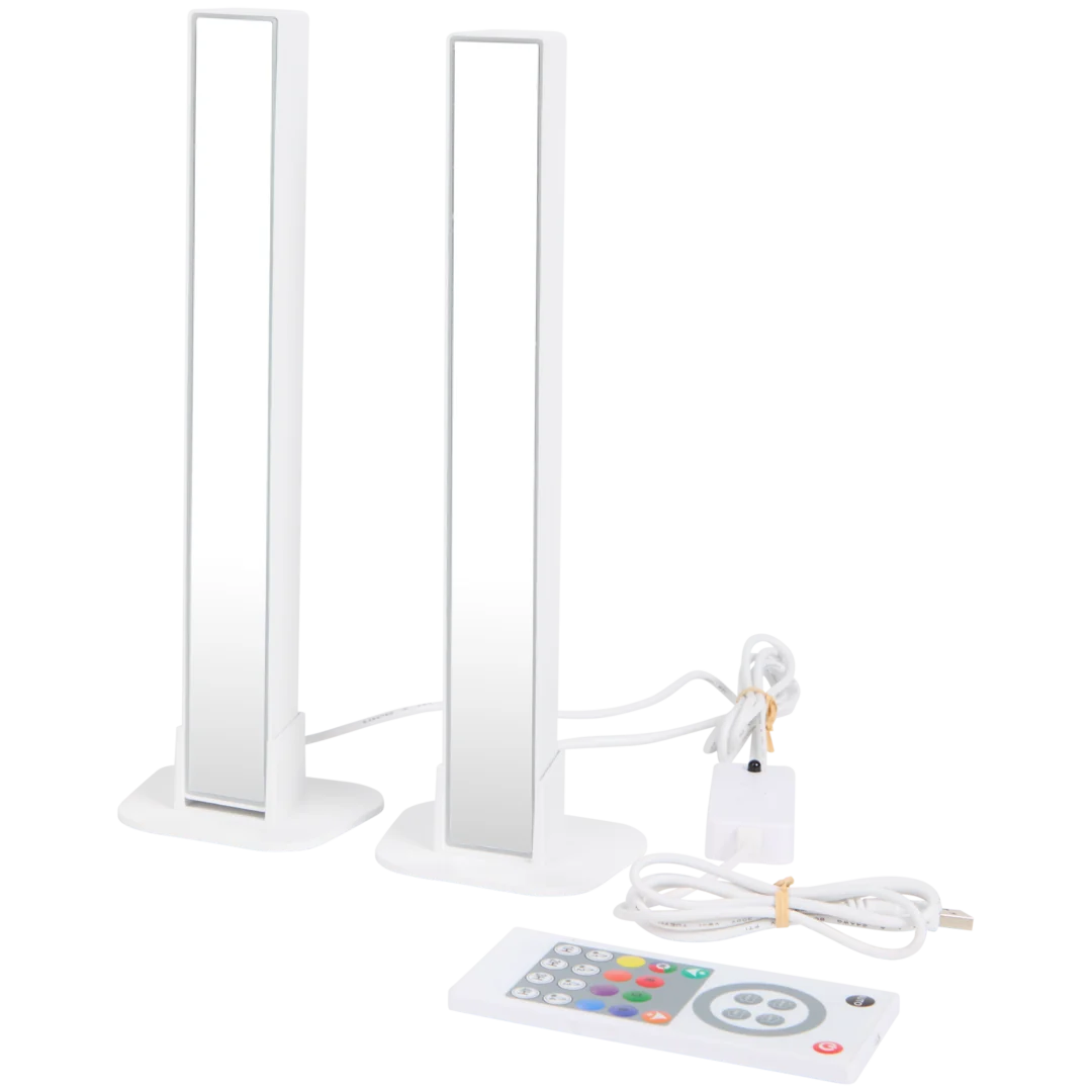 Lichtbalken 2 stuks | 28 x 3,5 cm | diverse kleuren