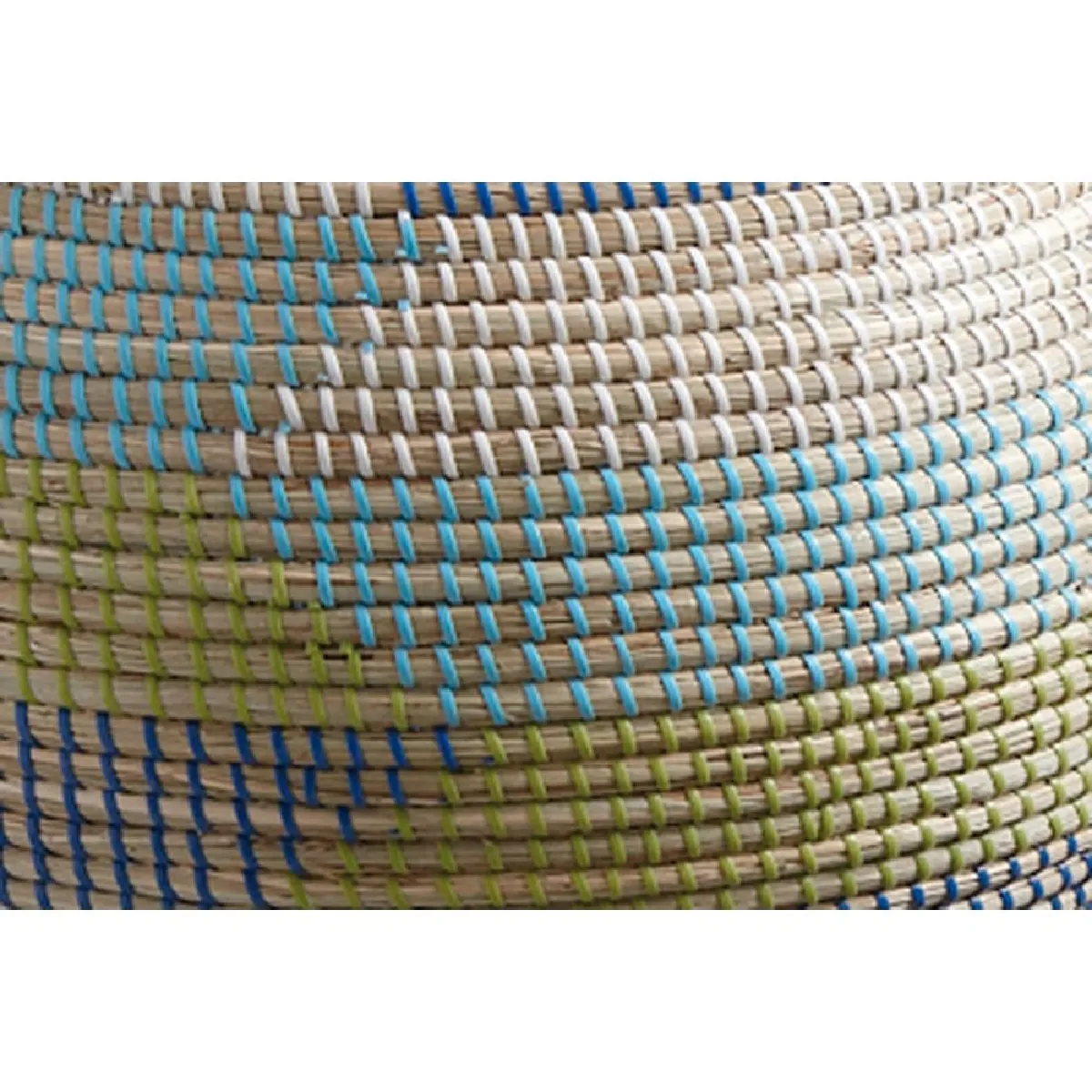 AUBRY GASPARD Panier Rond Jonc de Mer - Lot de 3