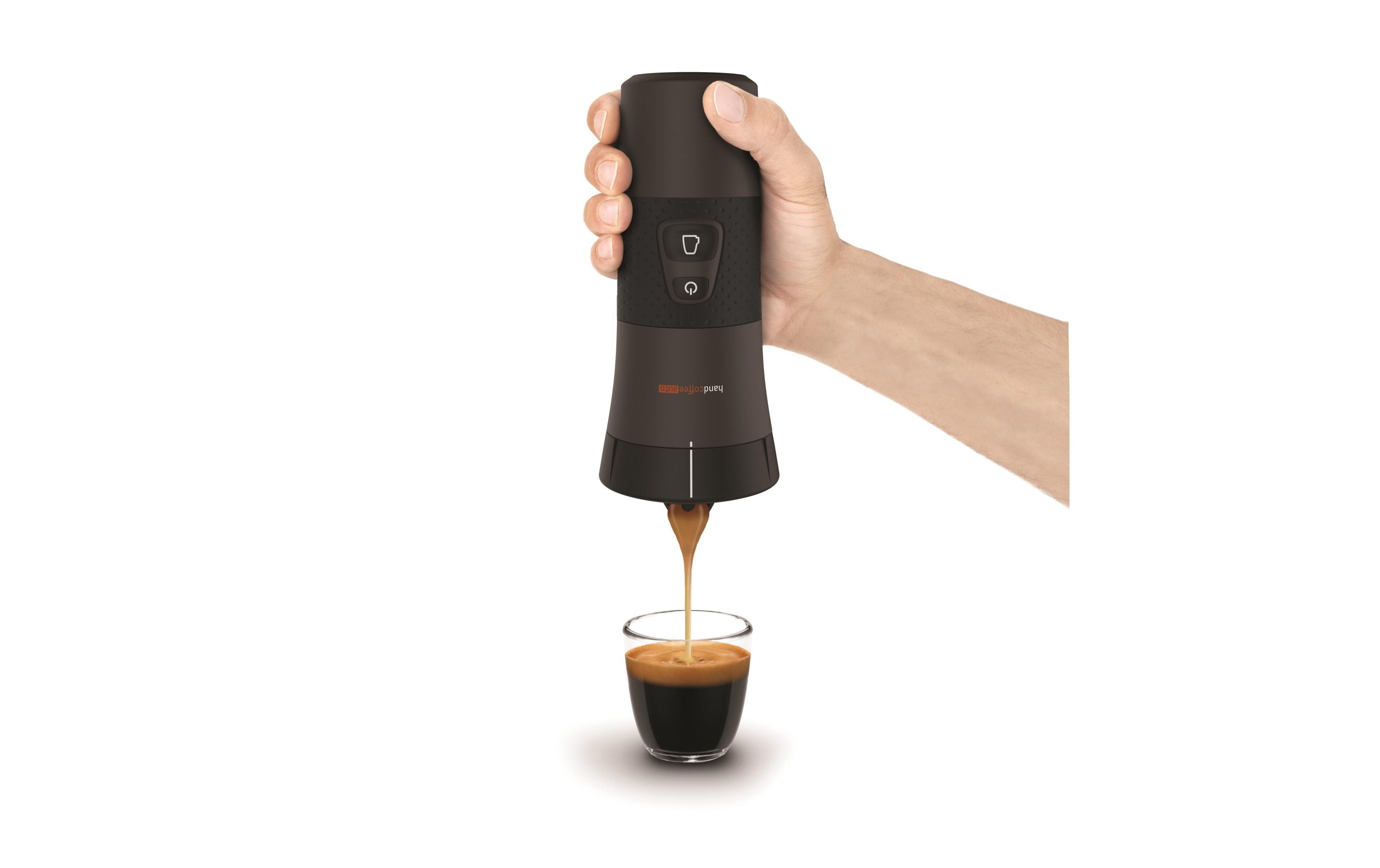 Reisekaffeemaschine Handcoffee Auto Kaffee gemahlen, PadsKaffeemaschine für das Auto