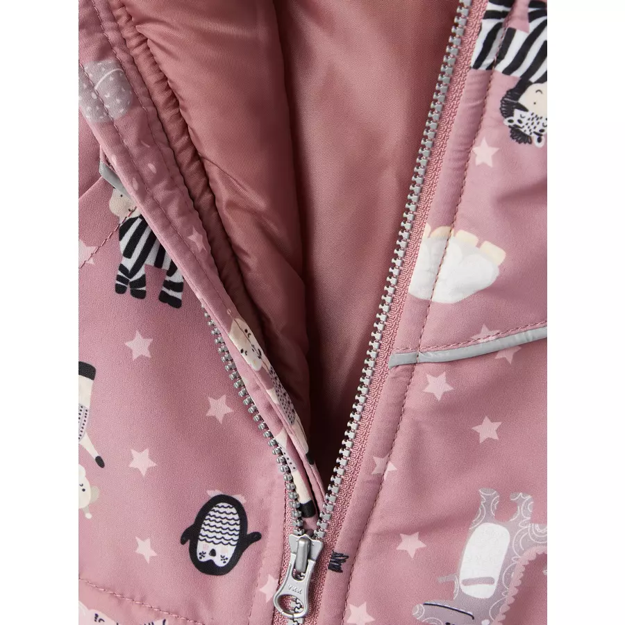 name it Outdoorjacke Nbfmaxi Zoo Nostalgia Rose