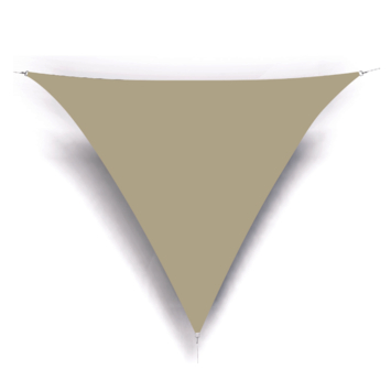 Handson schaduwdoek driehoek beige 3,6 m waterafstotend