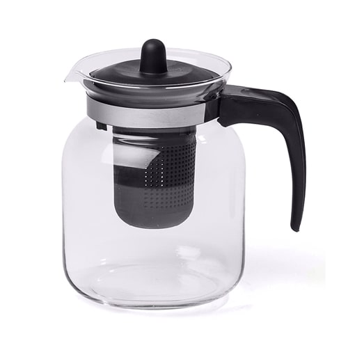 Théière en verre avec filtre 1,5 L