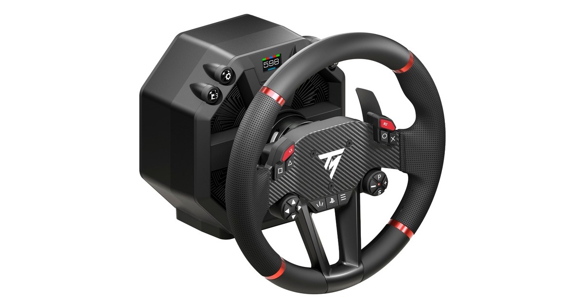 ThrustmasterT598-P Direct Axial Drive Force Feedback Wheel + Quick Release Adapter voor de T818 Direct Drive-Voet + Formula Wheel add-on Ferrari SF1000 Edition simulatorset  (Zwart, PS5, PS4 & PC met 2 pedalen)