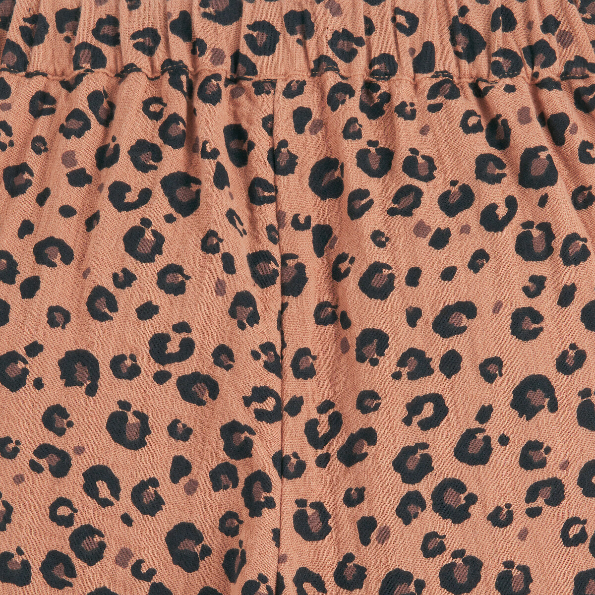 COLEÇÕES LA REDOUTE<br>Calças de perna larga, estampa animal, tetra