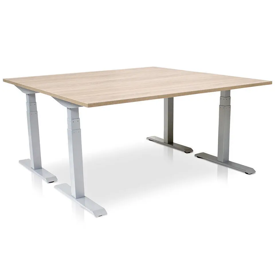 MRC PRO elektrisch ARBO zit-sta bureau - 160x80 cm - midden eiken