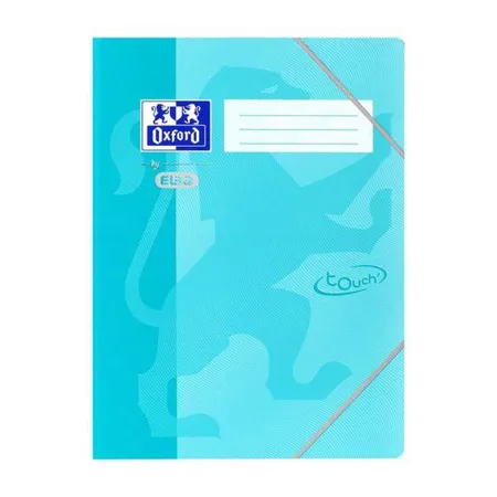 Oxford by ELBA Touch Eckspannermappe, DIN A3+, blickdicht, aqua