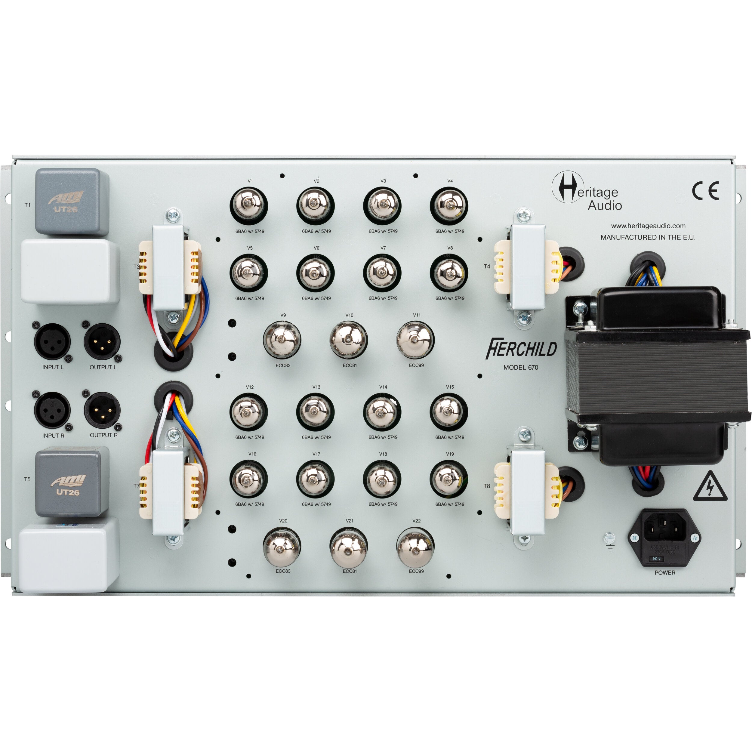 Heritage Audio Herchild Model 670 stereo buizen compressor