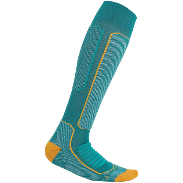 Chaussette de ski ICEBREAKER W SKI+ MEDIUM OTC FLUX GREEN/SOLAR/ETHER