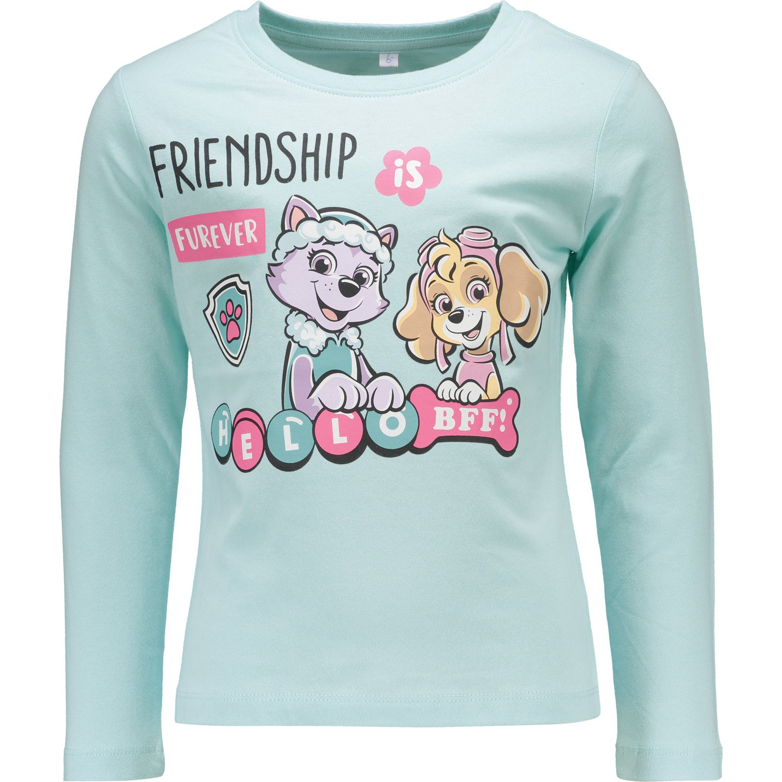 Kinder-Shirt Paw Patrol türkis