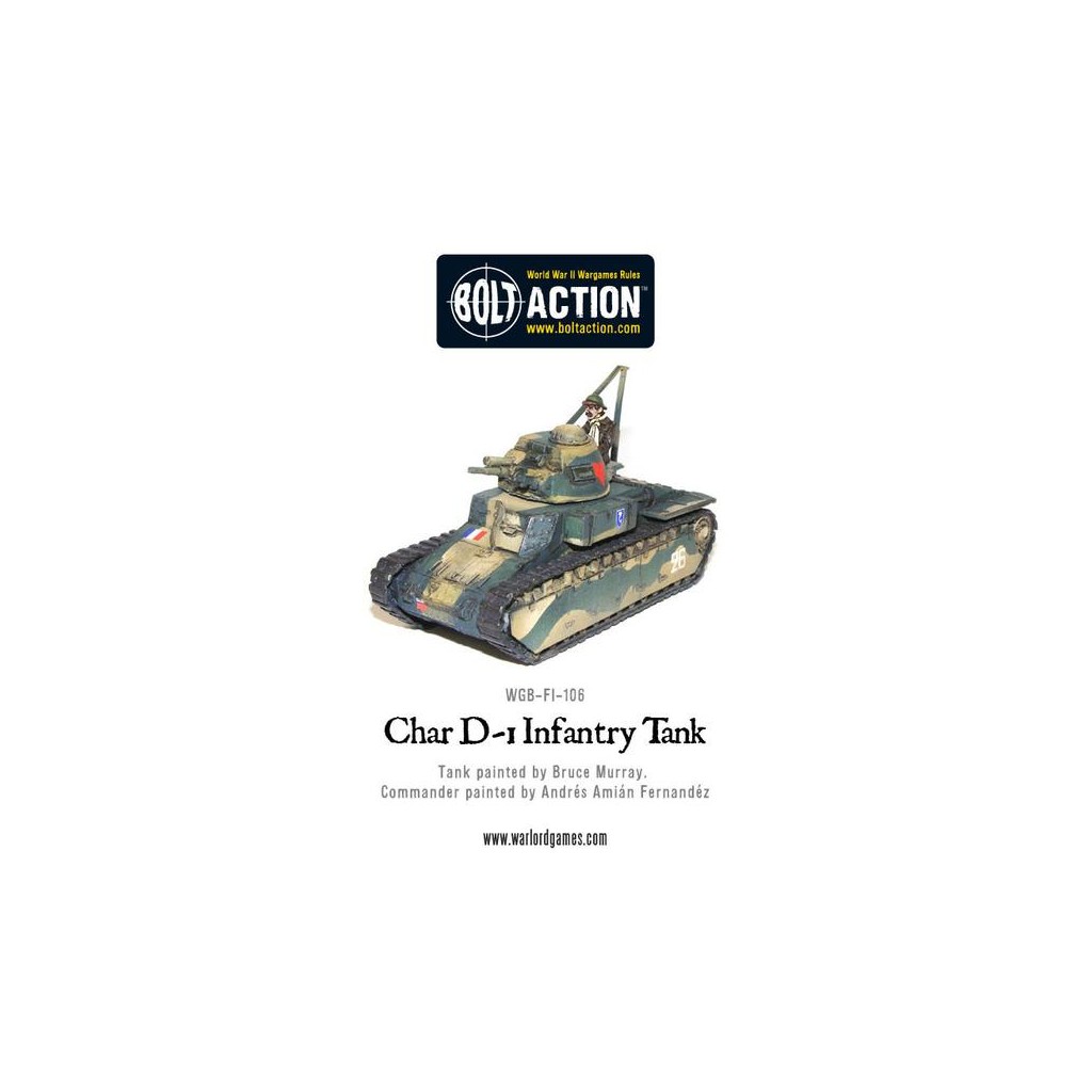 Bolt Action - French - D-1 Infantry Tank