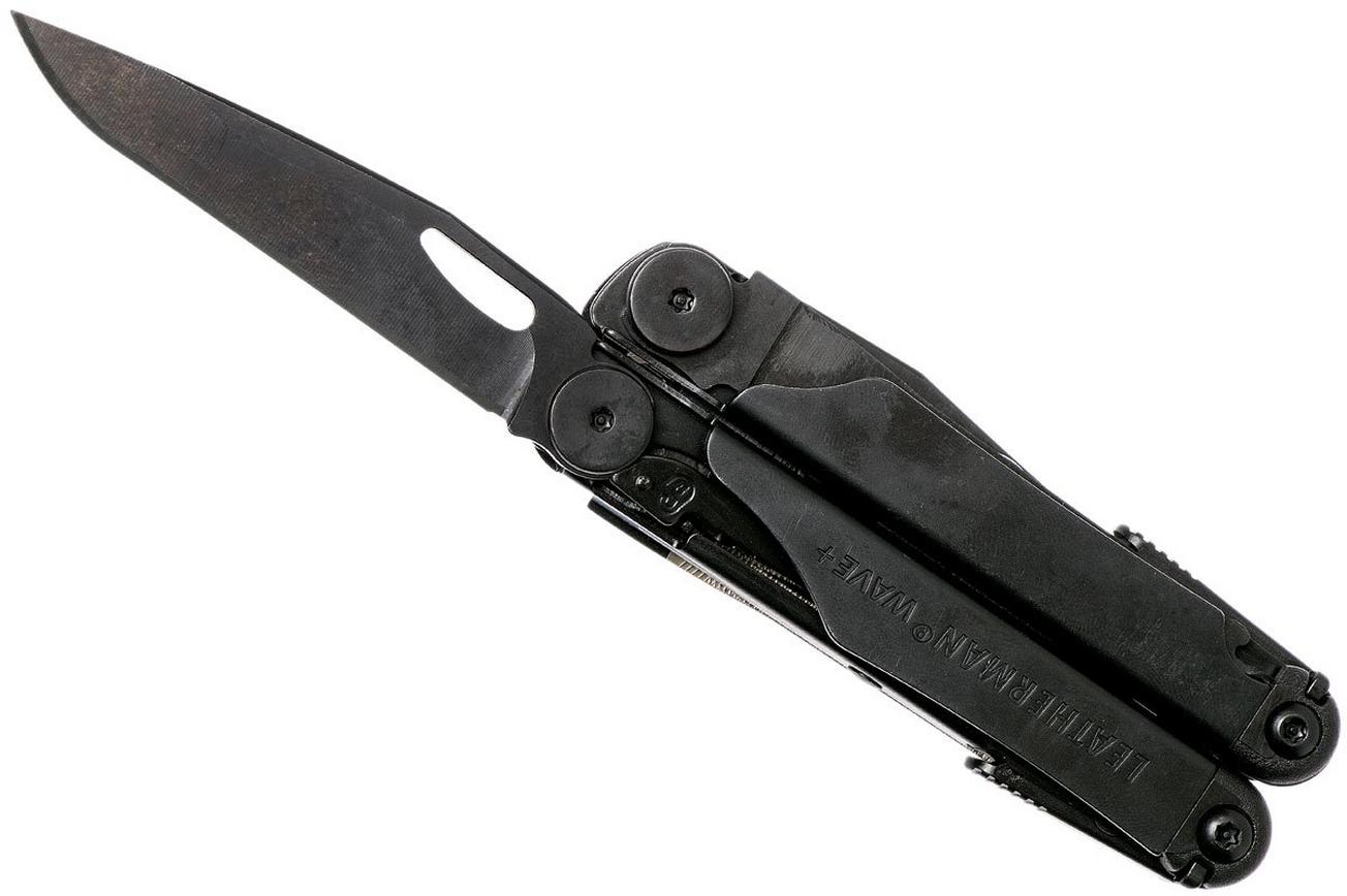 Leatherman Wave Plus multitool zwart, nylon foedraal