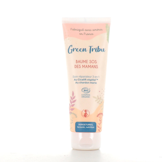 Baume SOS Des Mamans Green Tribu - Crème anti vergetures grossesse