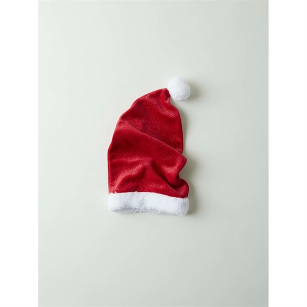 Jester Red Ristmas Nissehue Glitter