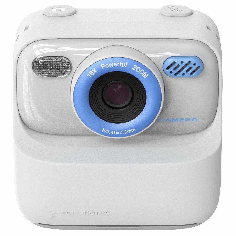 (48MP) Dual Kinder Sofortbild Kamera Fotoapparat mit 16-fach Digital Zoom LED Licht und 2.4