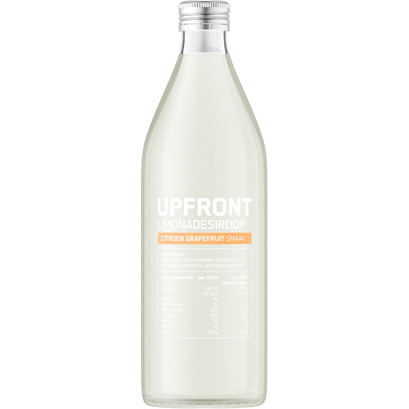 Upfront Limonadesiroop citroen grapefruit smaak