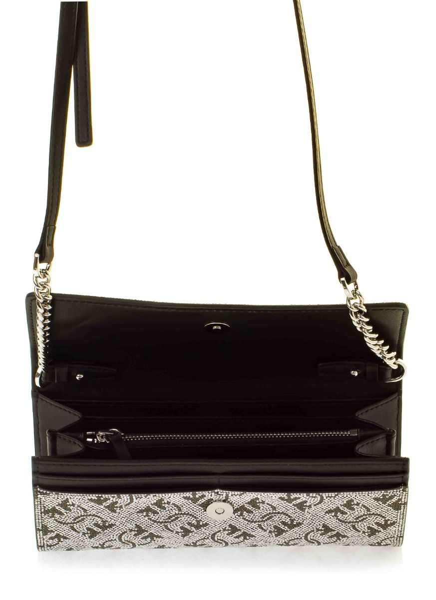 Pinko Fully Rhinestoned Love Tiny Birds Wallet