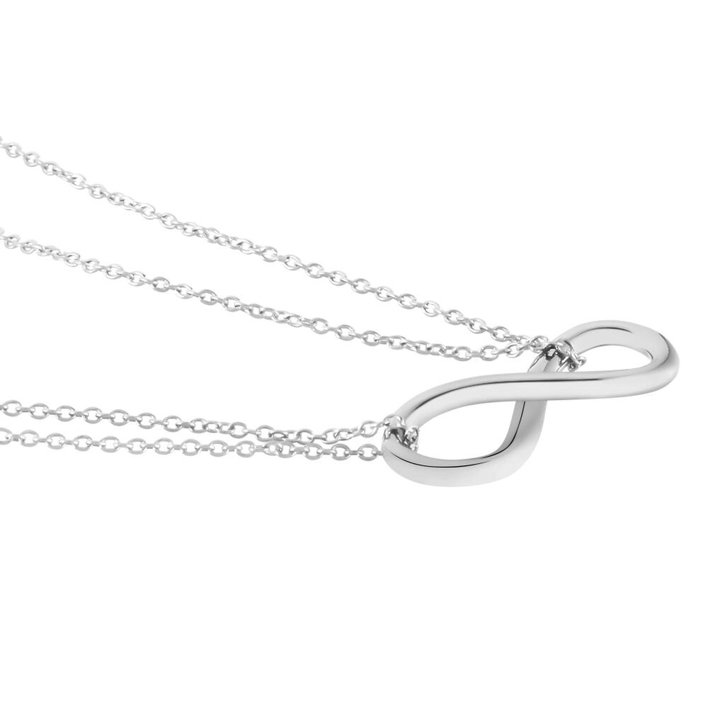 Collier Ynya Acier Blanc