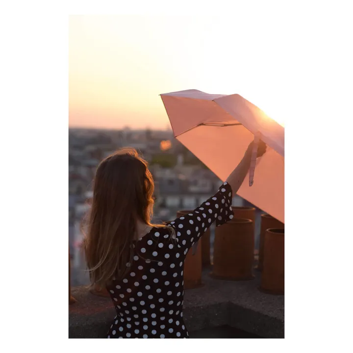 Anatole Parapluie pliant Madeleine | Rose pêche