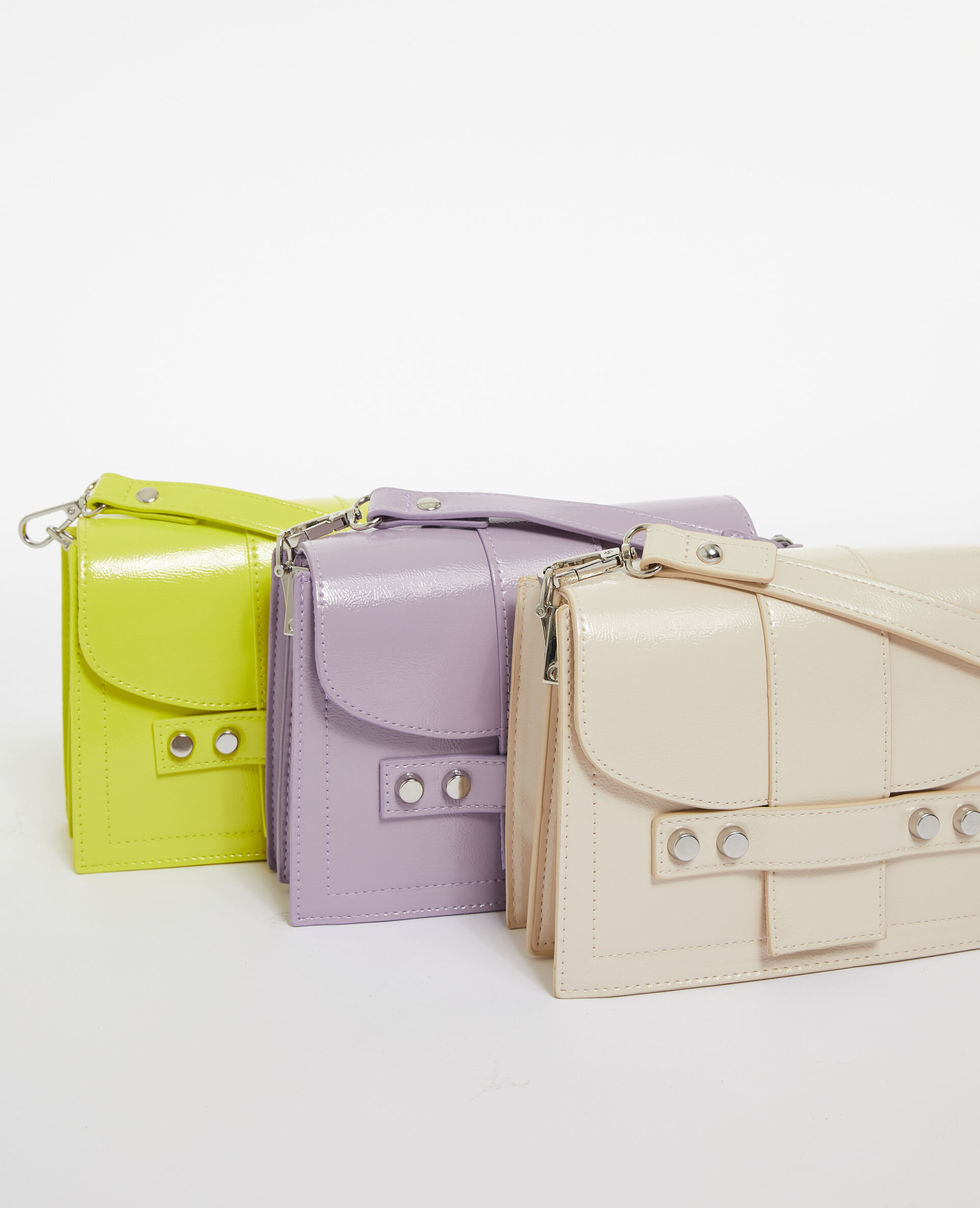 Sac boxy avec clous - Écru