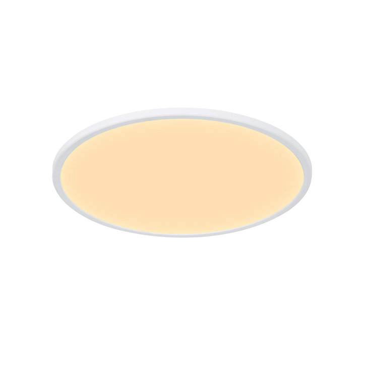 Plafonnier LED intégrée variable Yonnet 2100lm 19W IP20 43cm blanc
