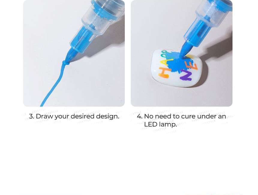 Padoma - Nail Art Marker Pen (verschillende designs)