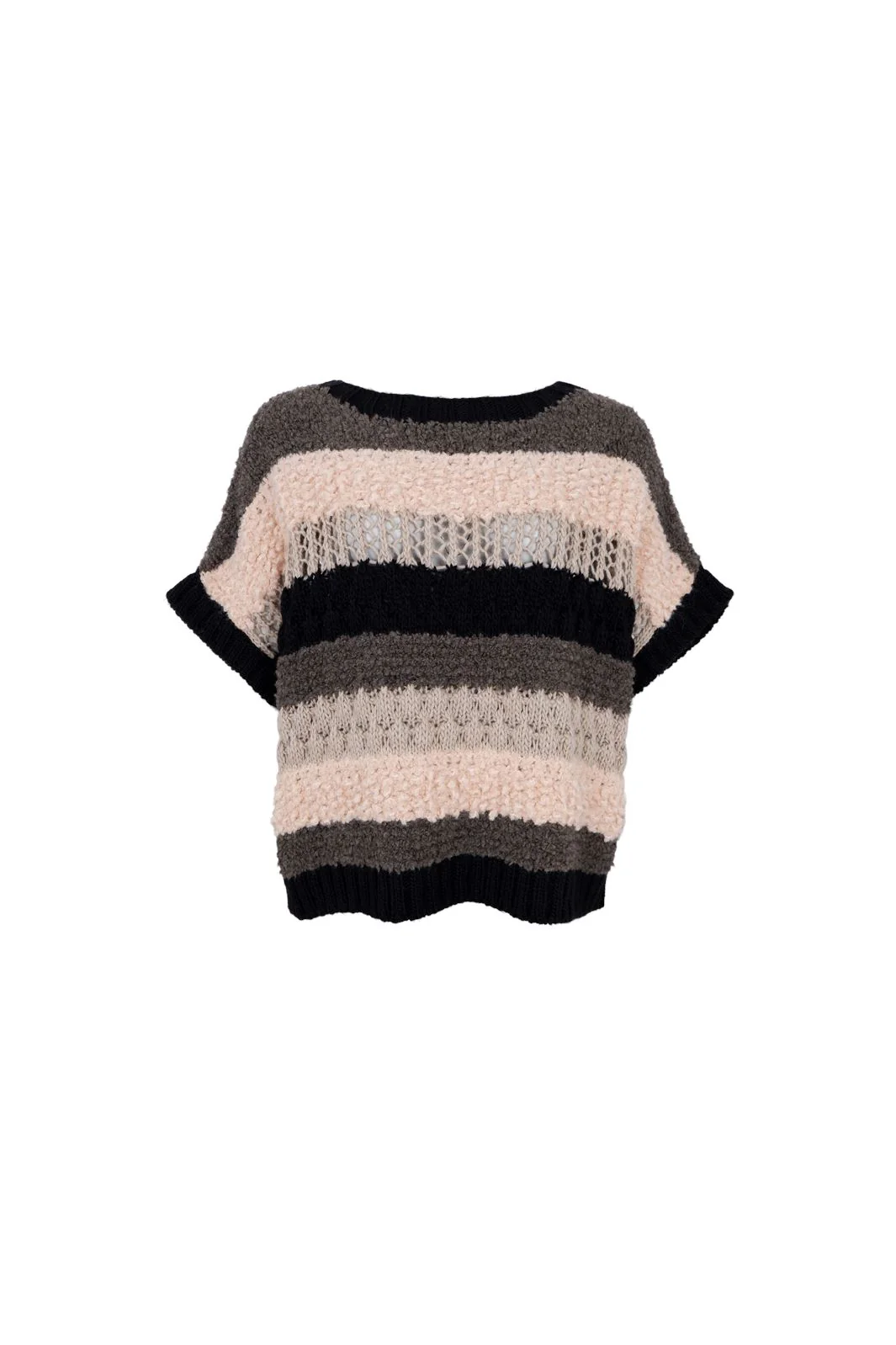 Black Colour Bcheidi Boucle Vest lt taupe