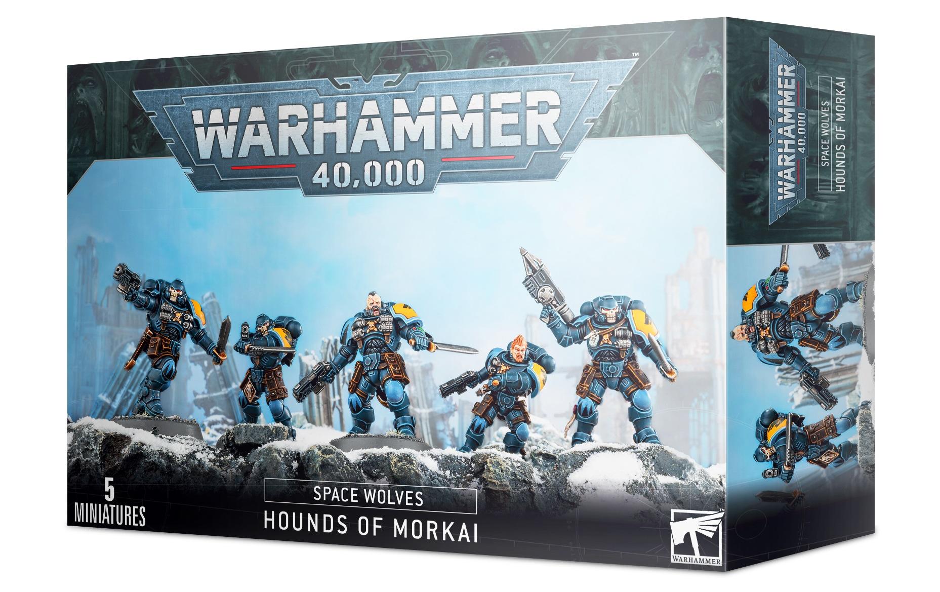 Figurenset Warhammer 40.000 Space Wolves Morkais JagdrudelWarhammer 40K Bausatz