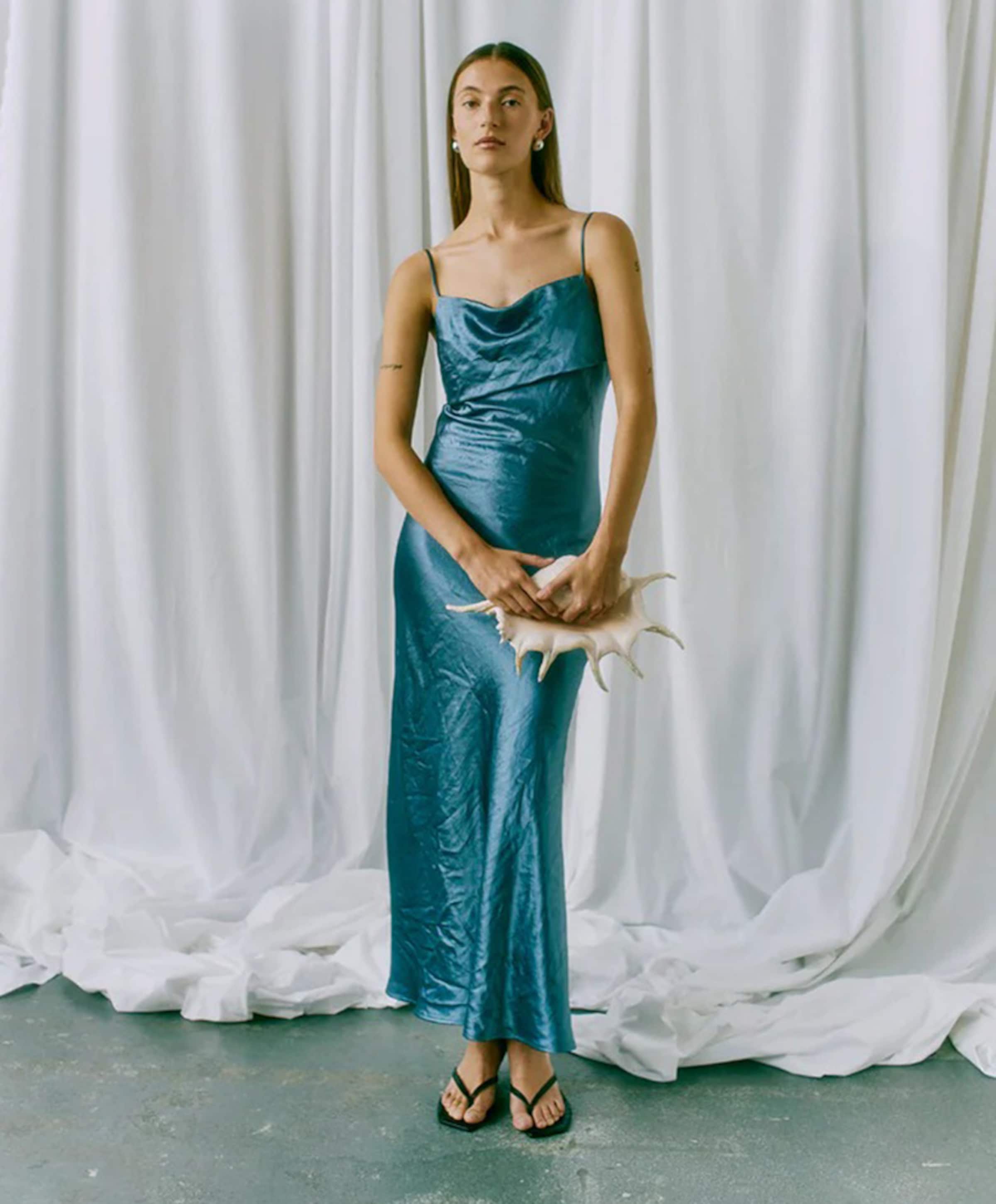 Cph Muse Dames jurk blauw