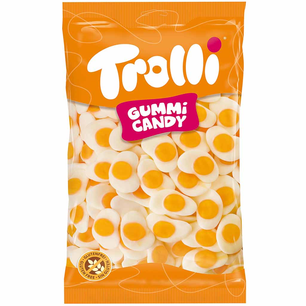 Trolli Spiegeleier 1kg Fruchtgummi MHD:24.3.26