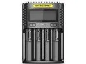 Nitecore UM4, Lithium jern fosfat (LiFePO4), Lithium-Ion (Li-Ion), Nikkel-Cadmium (NiCd), Nikkel-Metalhydrid..., AA, AAA, AAAA, AAAA, C, D