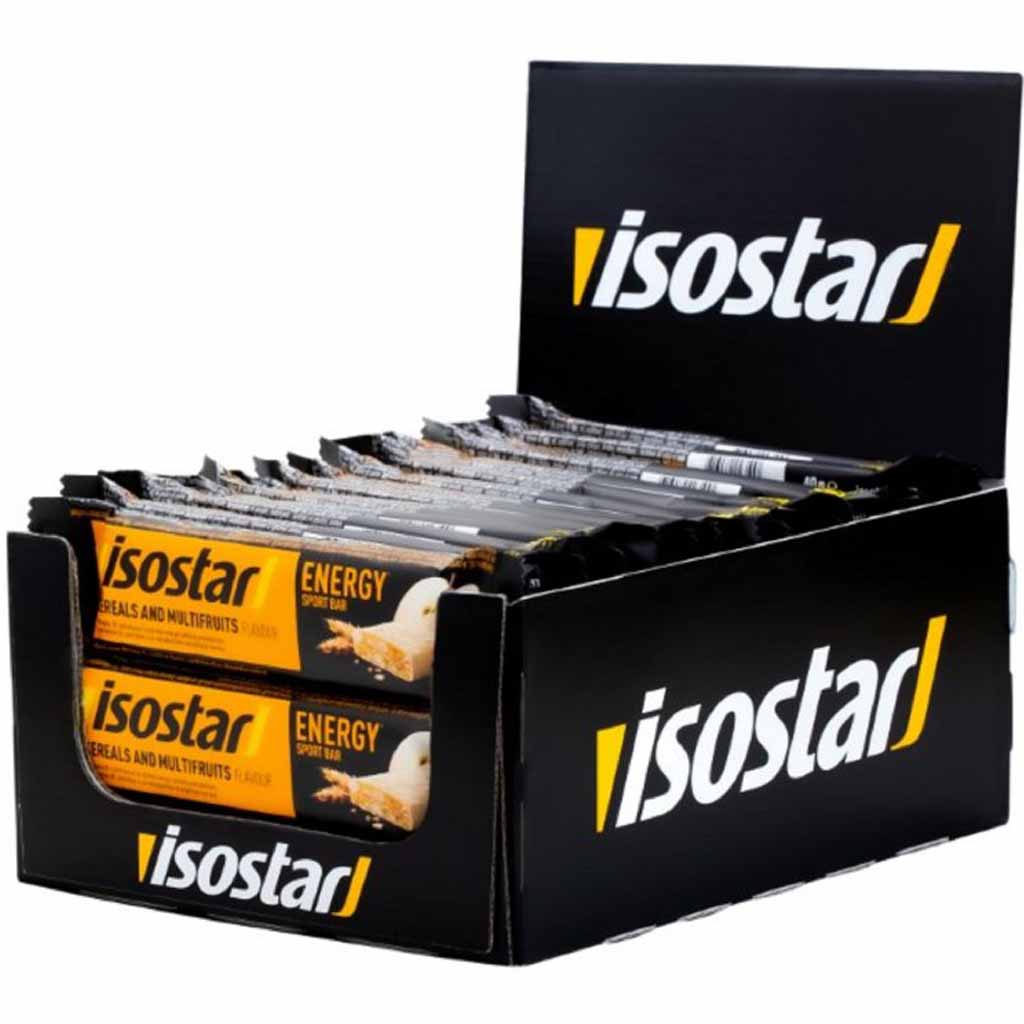 30x isostar Energy Sport Riegel Multifrucht á 40g=1200g MHD:31.5.25