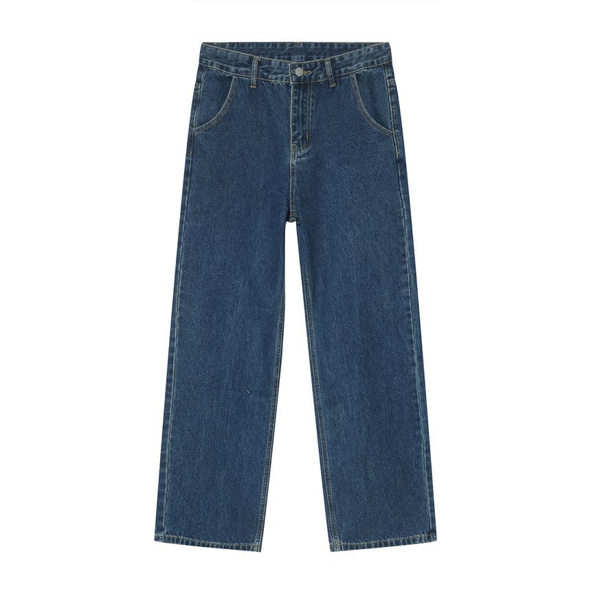 FAERIS - Hoge taille rechte jeans