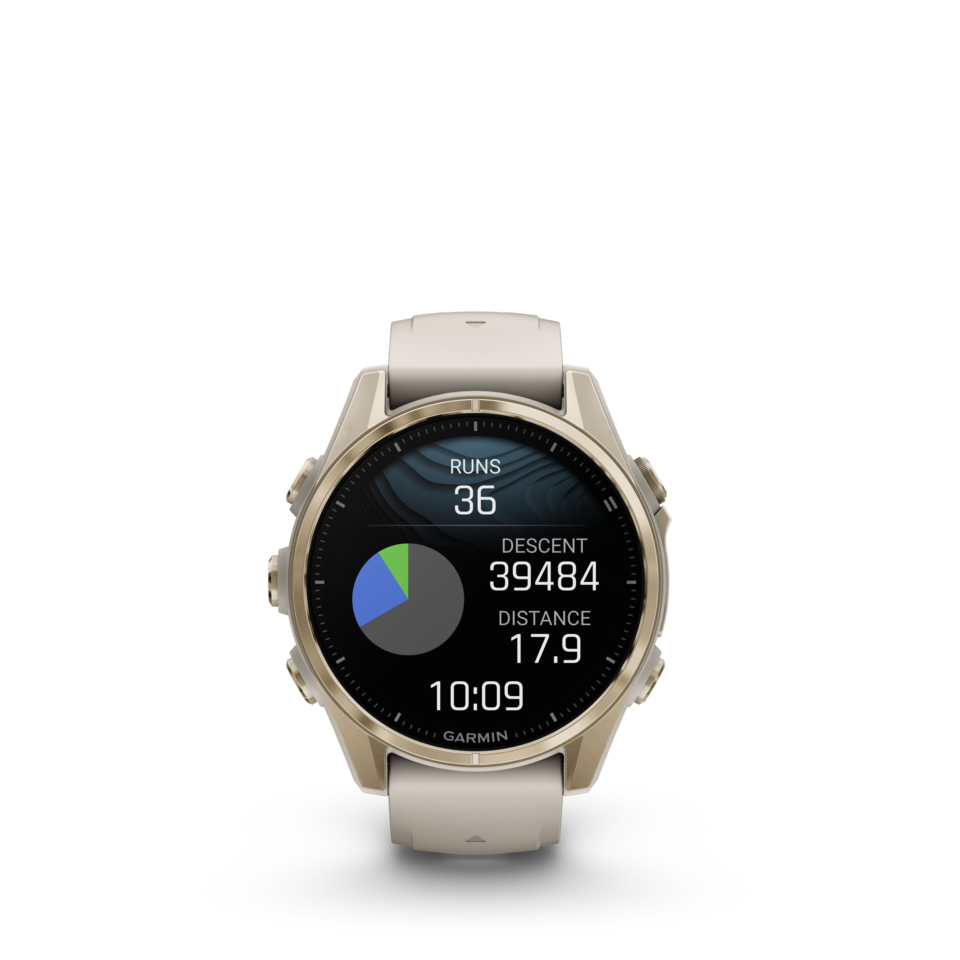 Garmin Fenix 8 43mm Amoled Sapphire Soft Gold/Sand