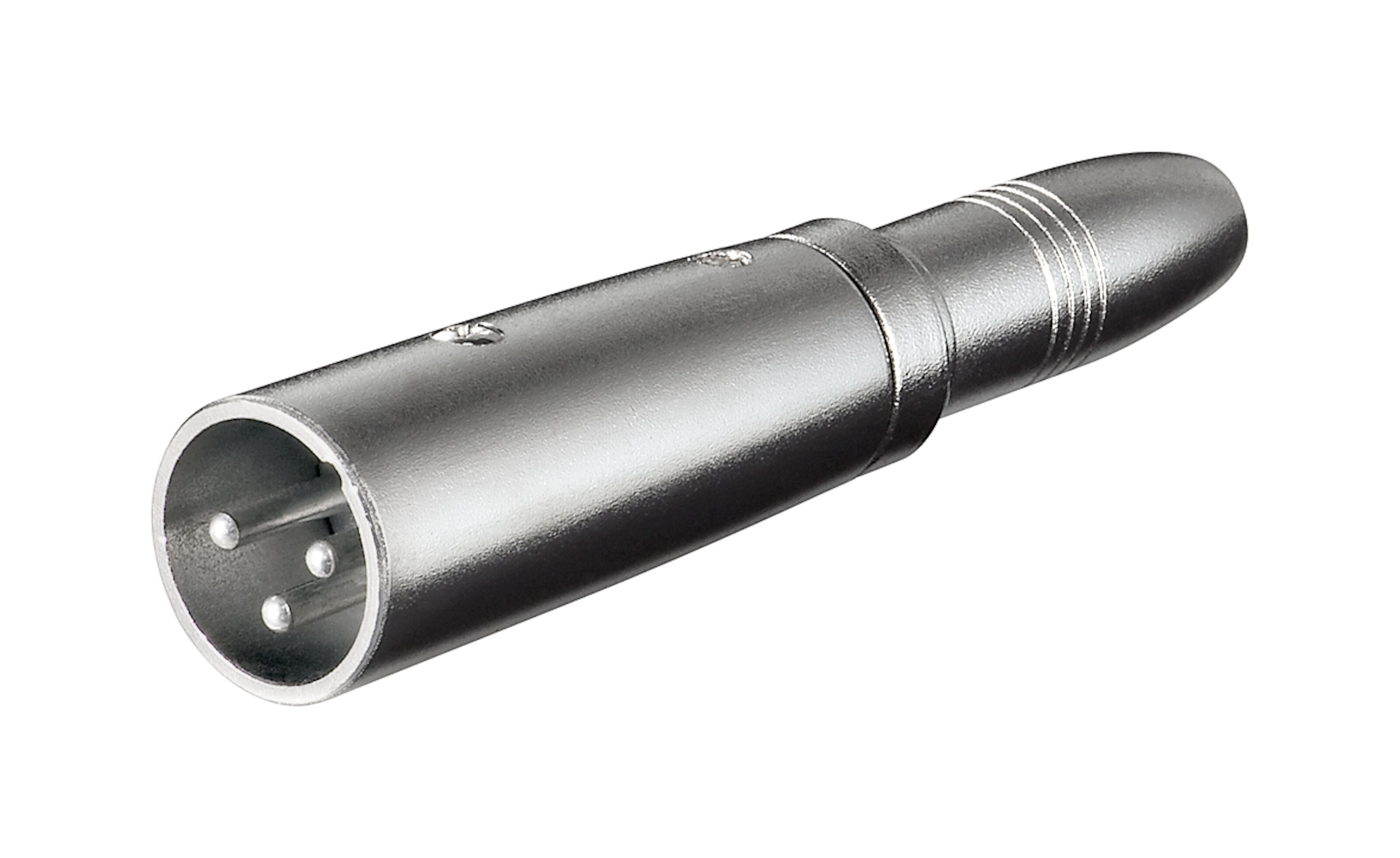 Adapter – XLR-hann til 6,3 mm-hunn