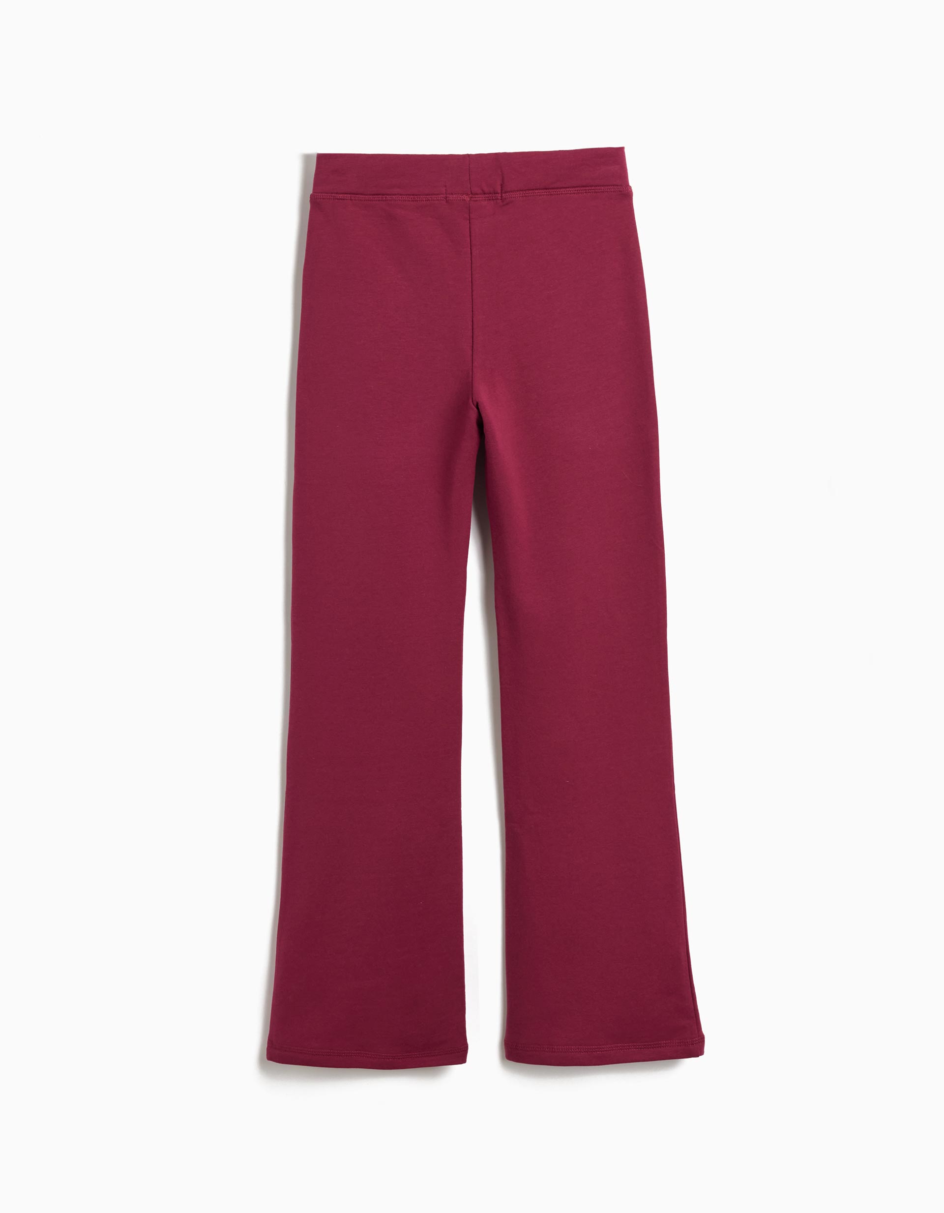 Leggings Flare, Menina, Vermelho Escuro
