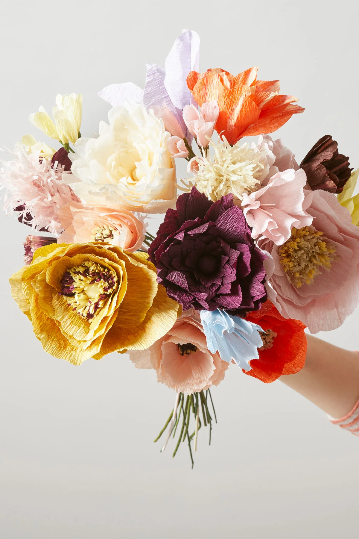 Studio About  Poppy Papirblomst - Rød