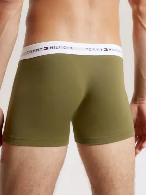 Conjunto com 3 Cuecas Boxer com Cós Elástico e Logo Essencial