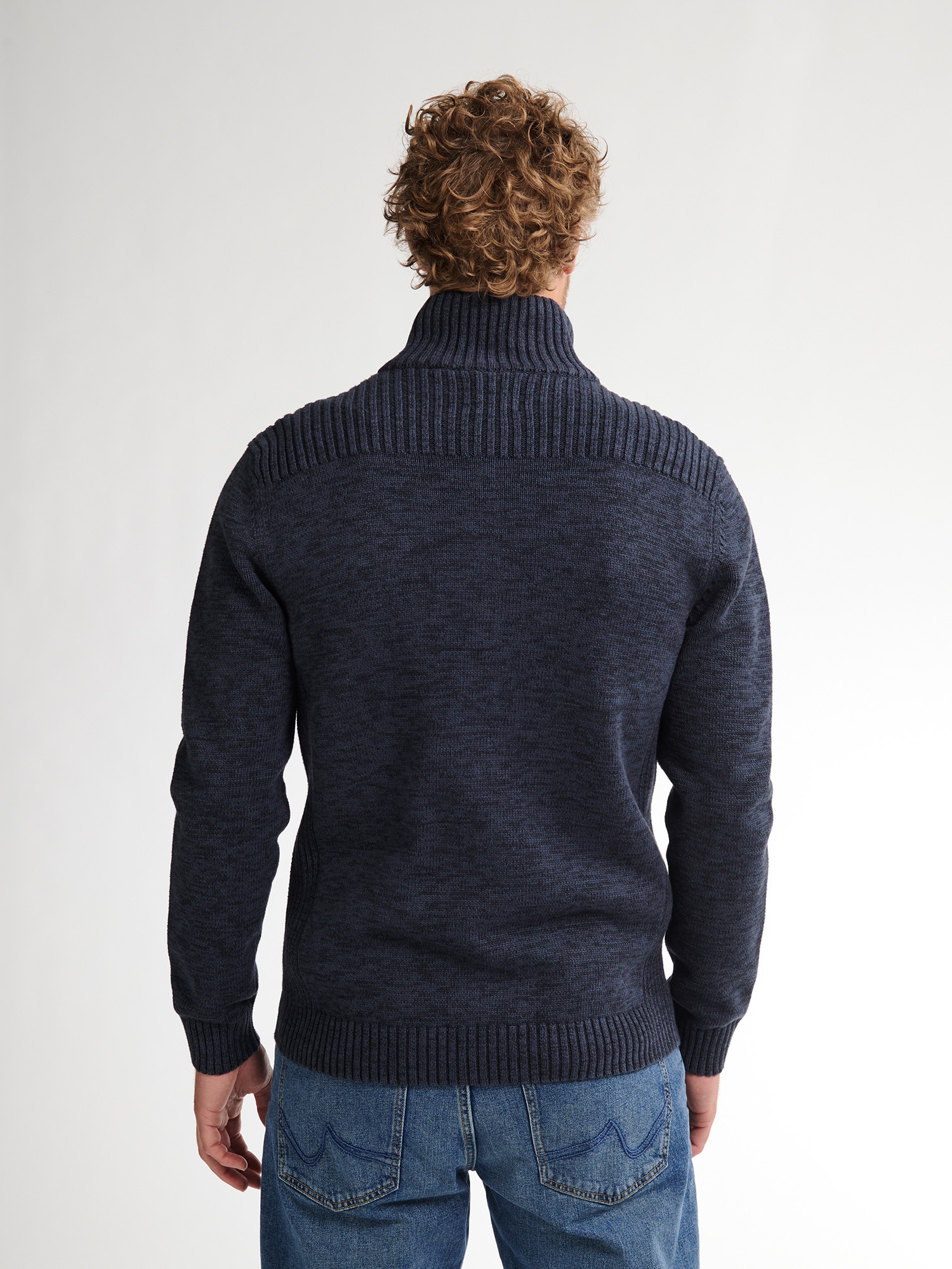 Petrol Industries Strickjacke mit Stehkragen