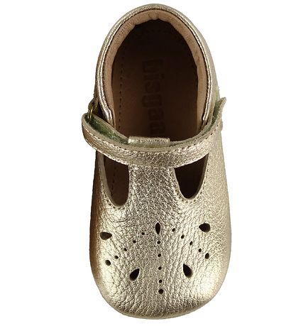 Bisgaard Ballerina Hjemmesko - Guld m. M?nster