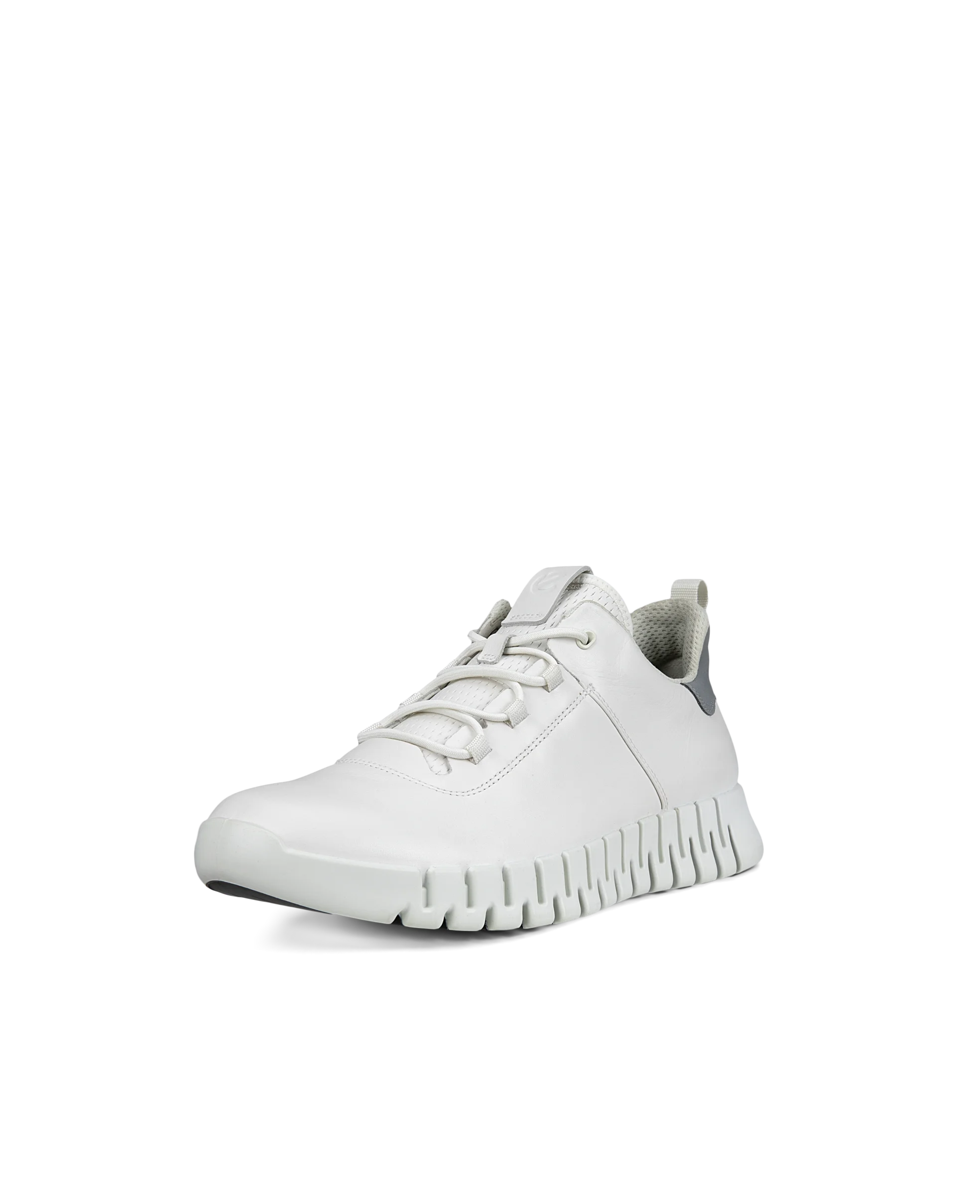 ECCO GRUUV M Herren Ledersneaker Weiß