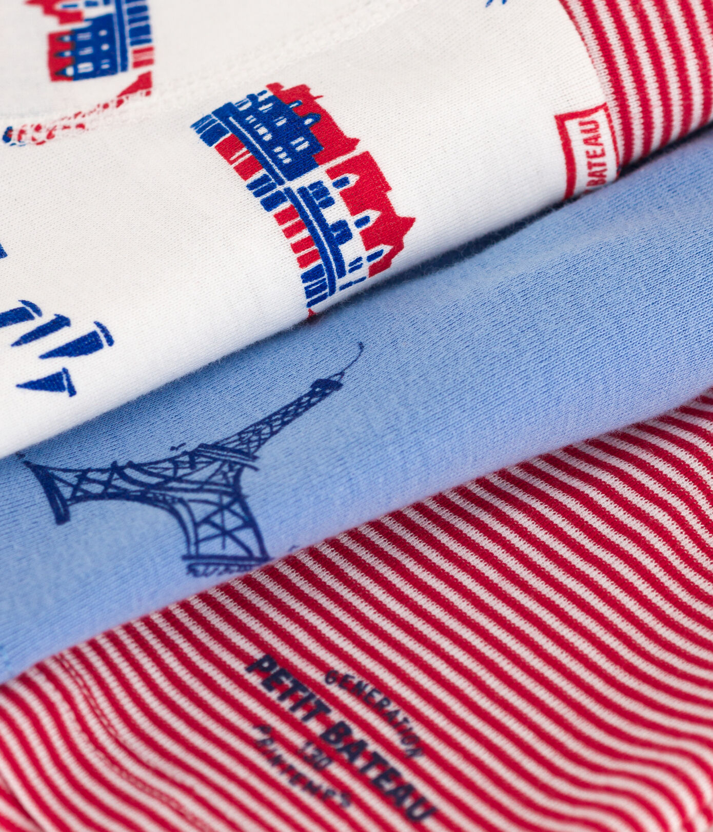 Lot de 3 boxers Paris en coton petit garçon