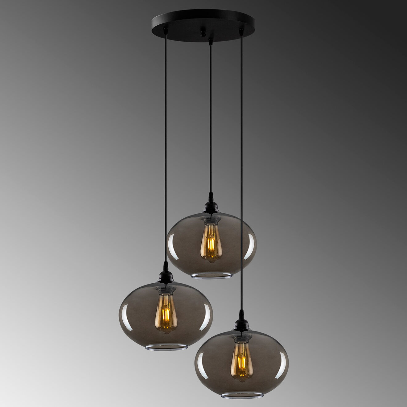 Opviq Suspension Smoked 051 gris fumé  - H.120x61 cm